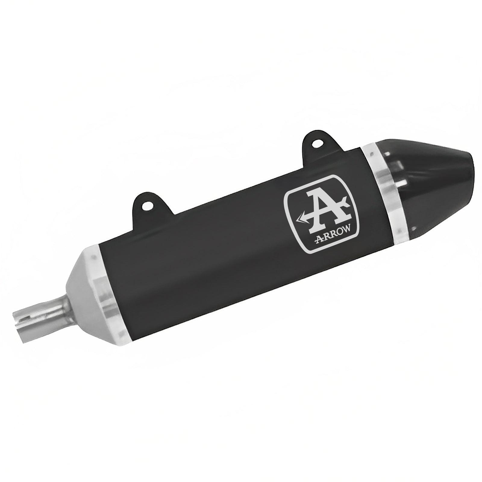 Arrow 52509AKN Thunder Aluminium Dark Slip On With Carbon End Cap