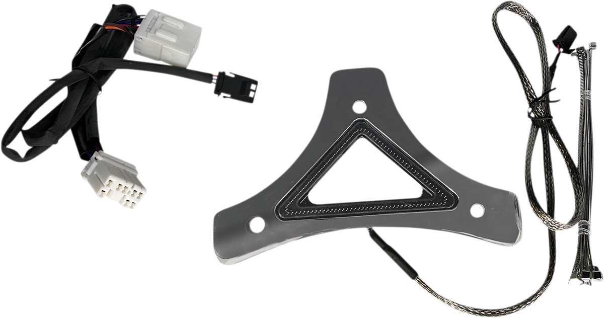 Custom Dynamics LED Backrest Light - Run/Brake - Chrome