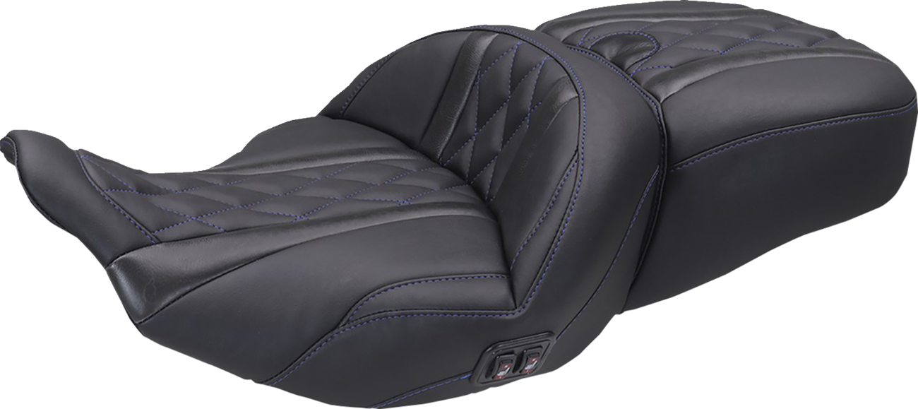 Mustang Heated Super Touring One Piece 2-Up Seat