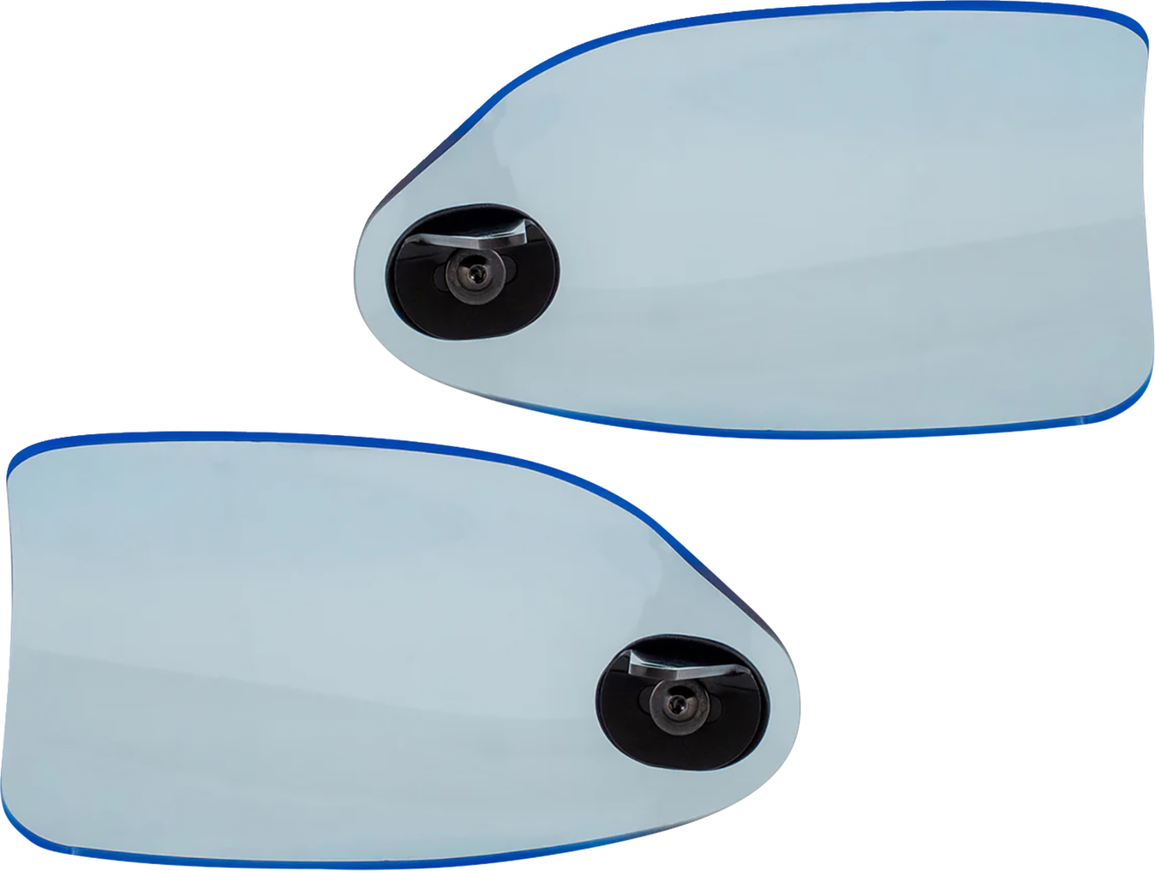 Klock Werks Flare® Handguards - Harley-Davidson Cable Clutch - Blue Ice
