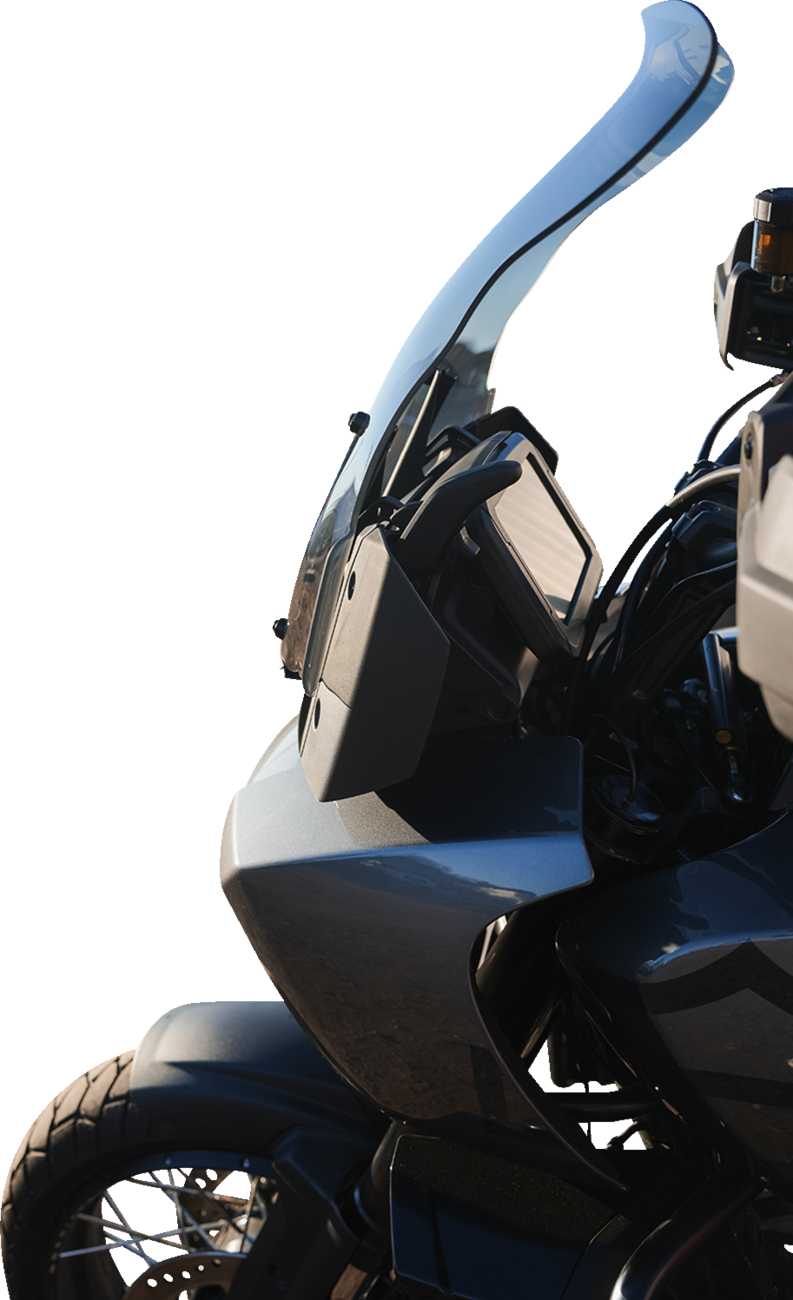 Klock Werks Flare® Windshield - 15-1/2" - Tint - '21-'25 Pan America