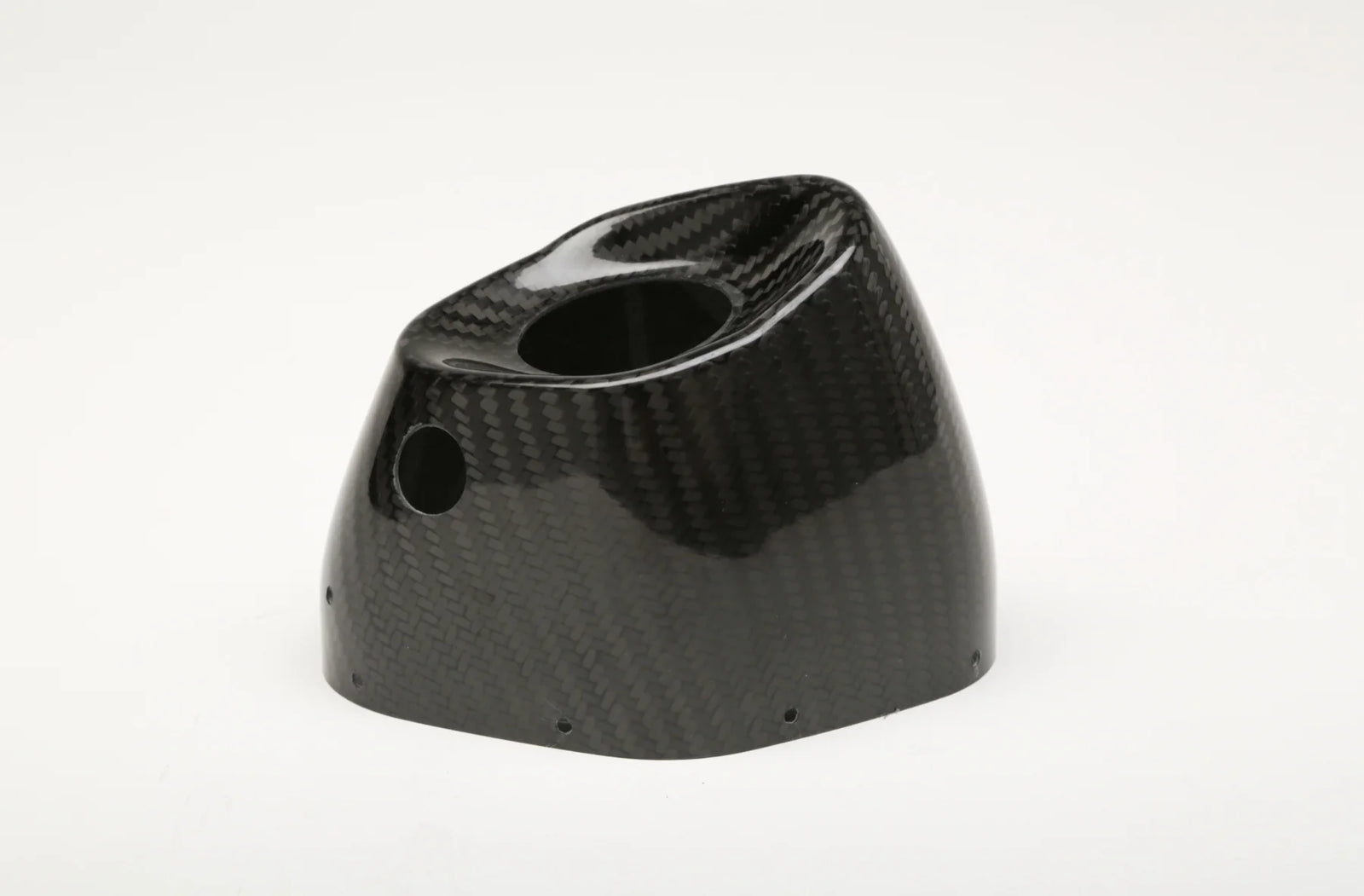 Yoshimura RS9 Carbon Fiber End Cap Cover Left Side