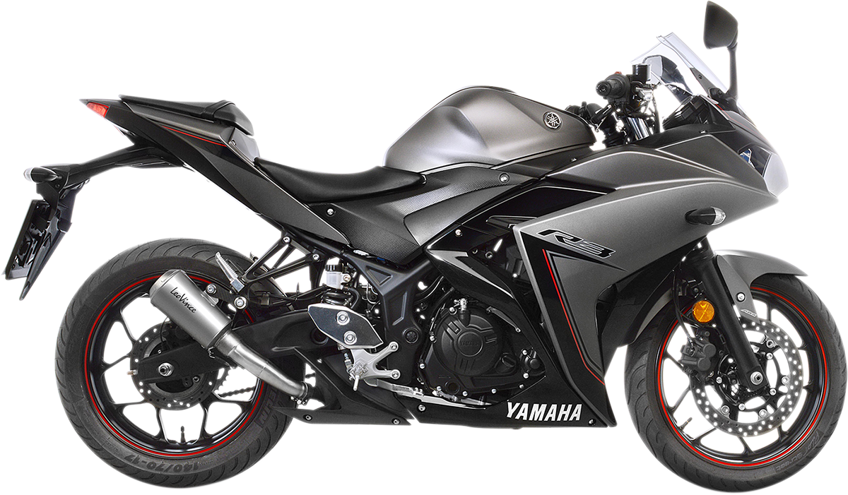 LeoVince LV-10 Slip-On Muffler - YZF-R3 - Stainless Steel