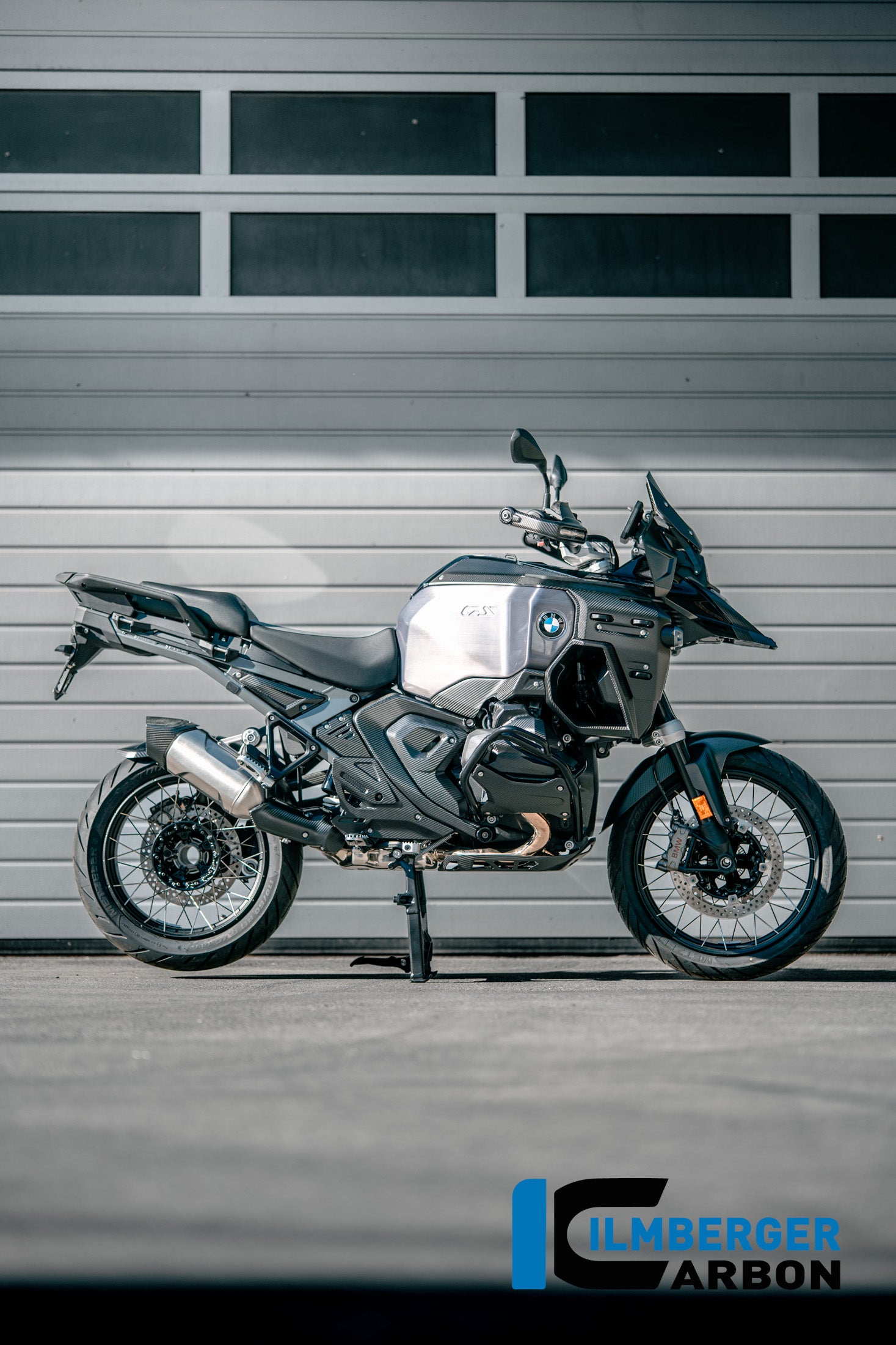 Ilmberger Carbon Radiator Cover With Holes Right BMW R 1300 GS Adventure - Matte / Twill