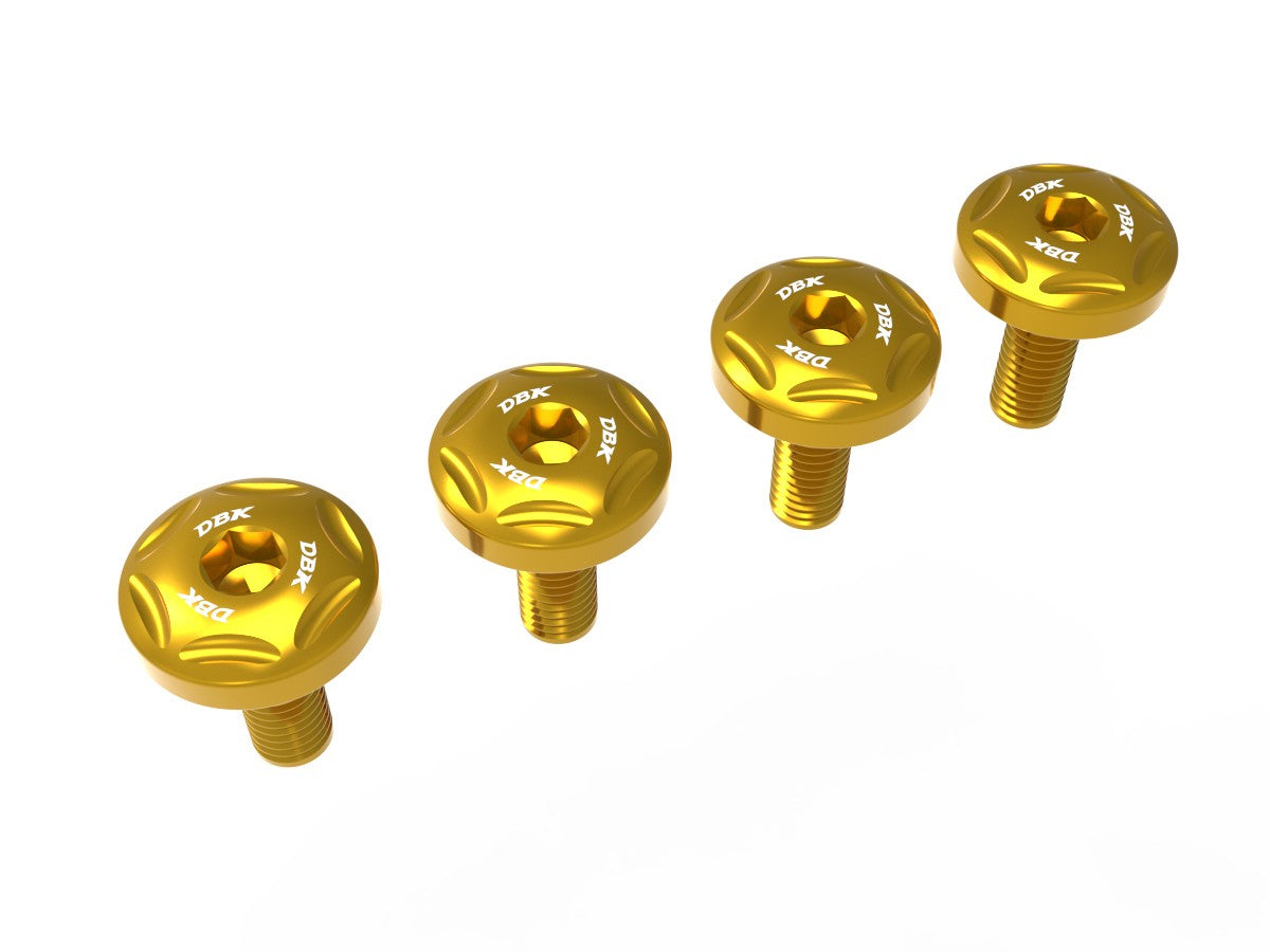 Ducabike DBK KVT104 Panigale V4 MY 2025 Front Fender Screws Kit - Gold