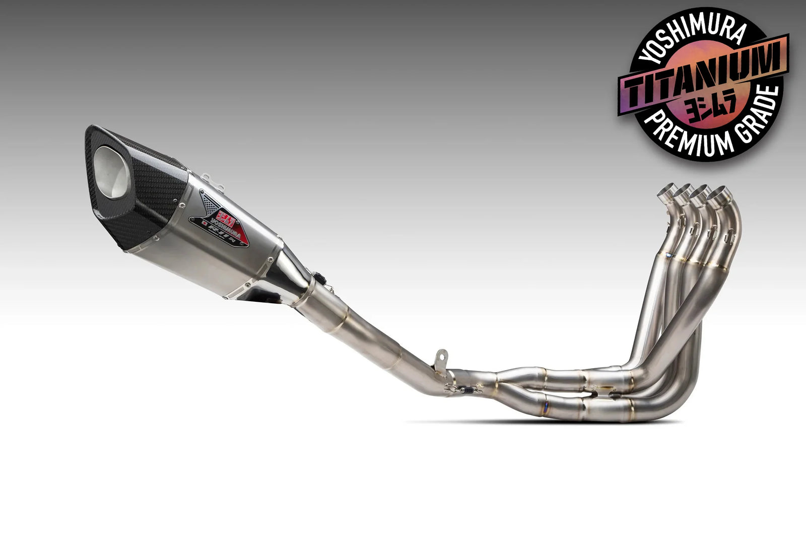 Yoshimura GSX-R1000/R 17-25 Race R-11sq Titanium Full Exhaust, W/ Titanium Muffler