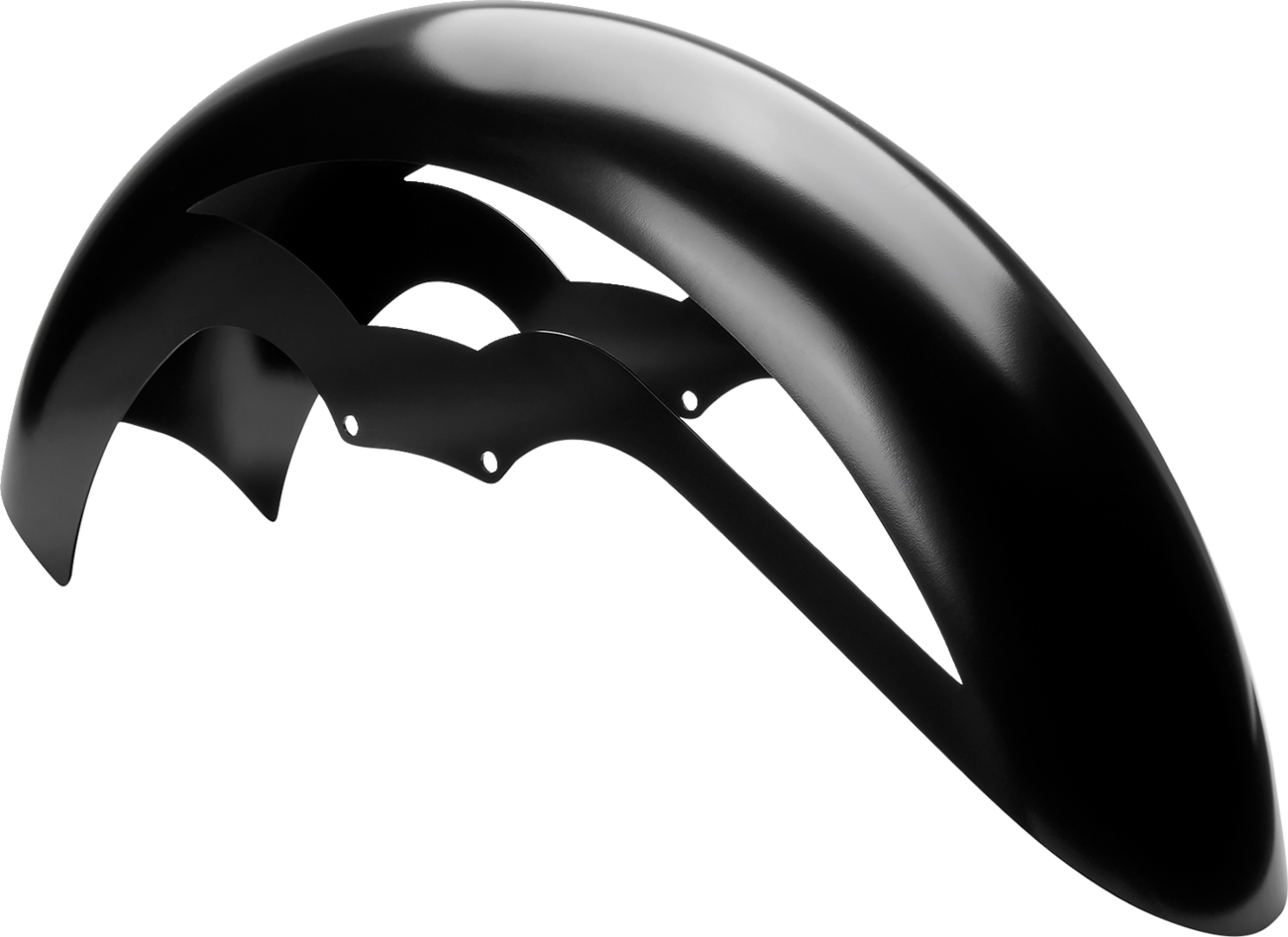 Klock Werks Ventana Front Fender - Black - 16"-19" - HD Touring/Trike