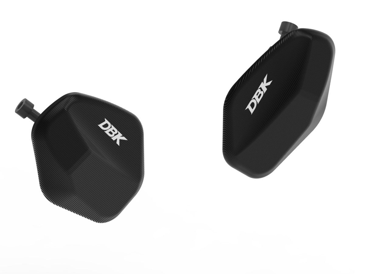 Ducabike DBK TCS01 Panigale V2 MY25 Mirror Holes Cover Kit - Black