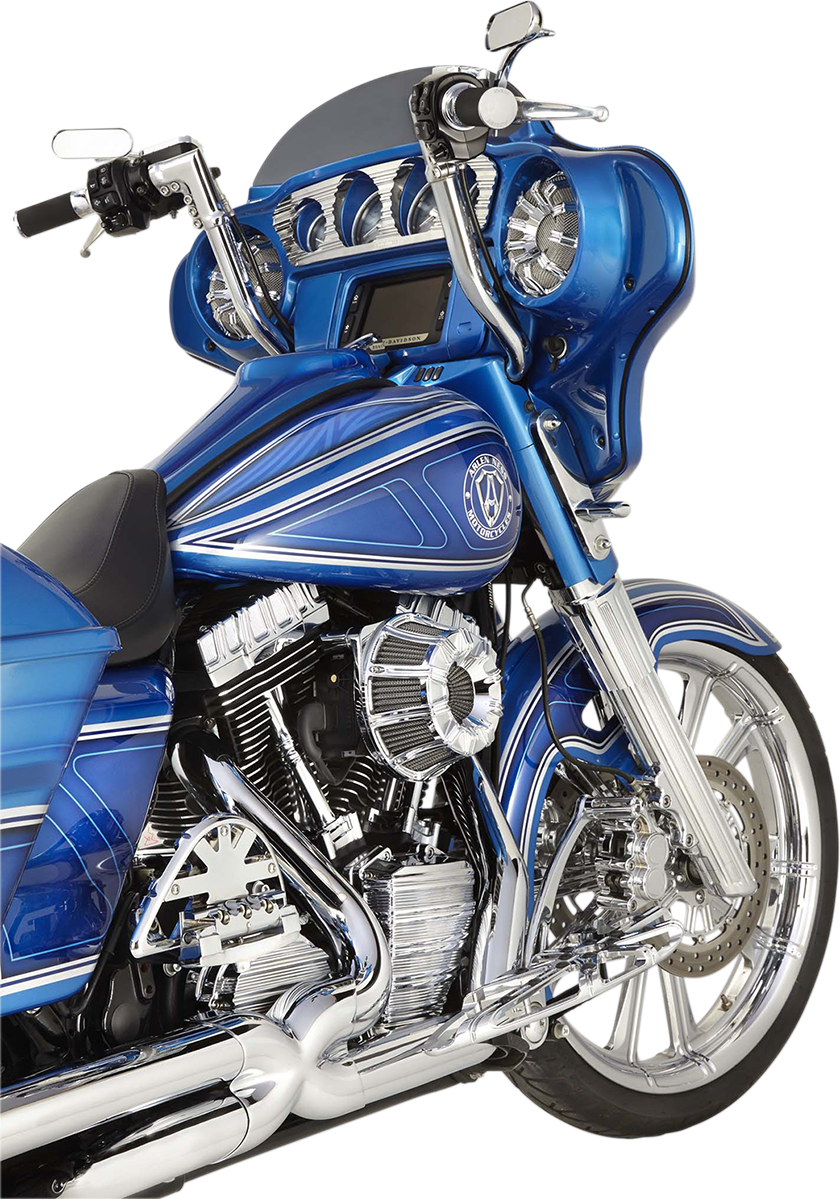 Arlen NESS Inverted Series Air Cleaner Kit - Chrome