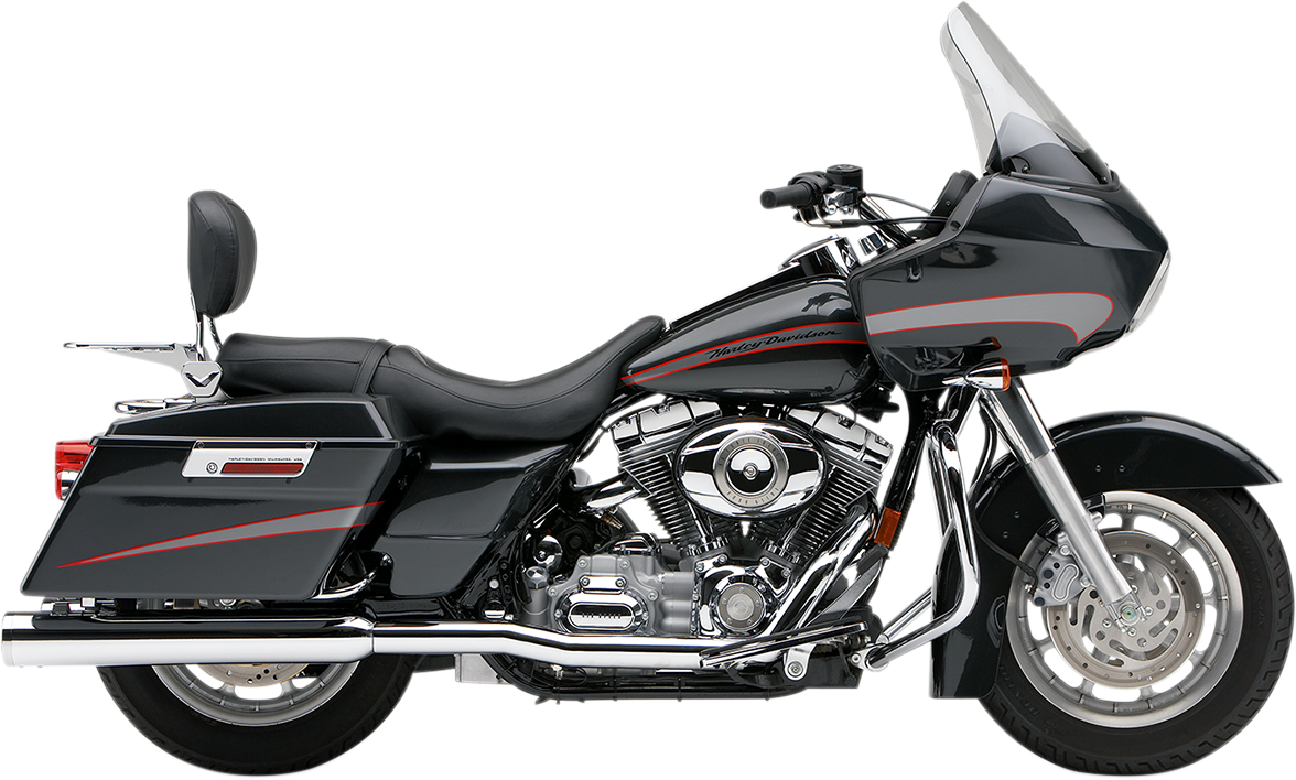 Cobra True Dual Headpipes - Chrome - '07-'08 FL