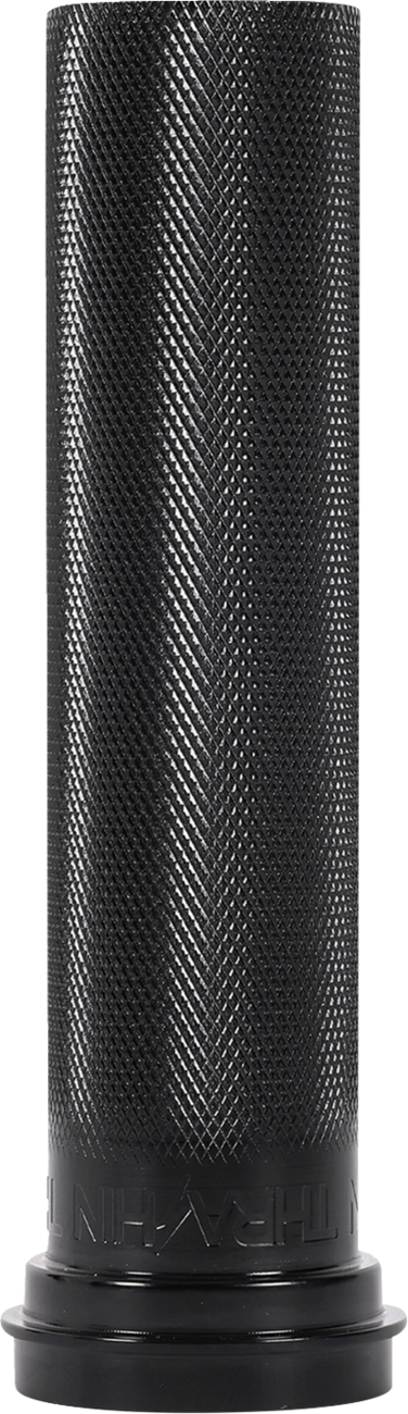 Thrashin Supply CO. Throttle Tube - Knurled - 1" - TBW - Black
