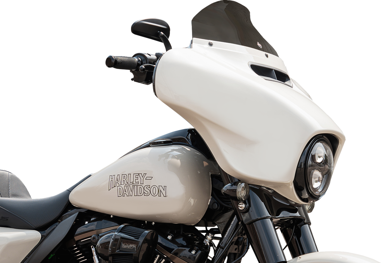 Klock Werks Kolor Flare® Windshield - 6-1/2" - Bronze - '14-'25 FLH/FLHT/FLHX
