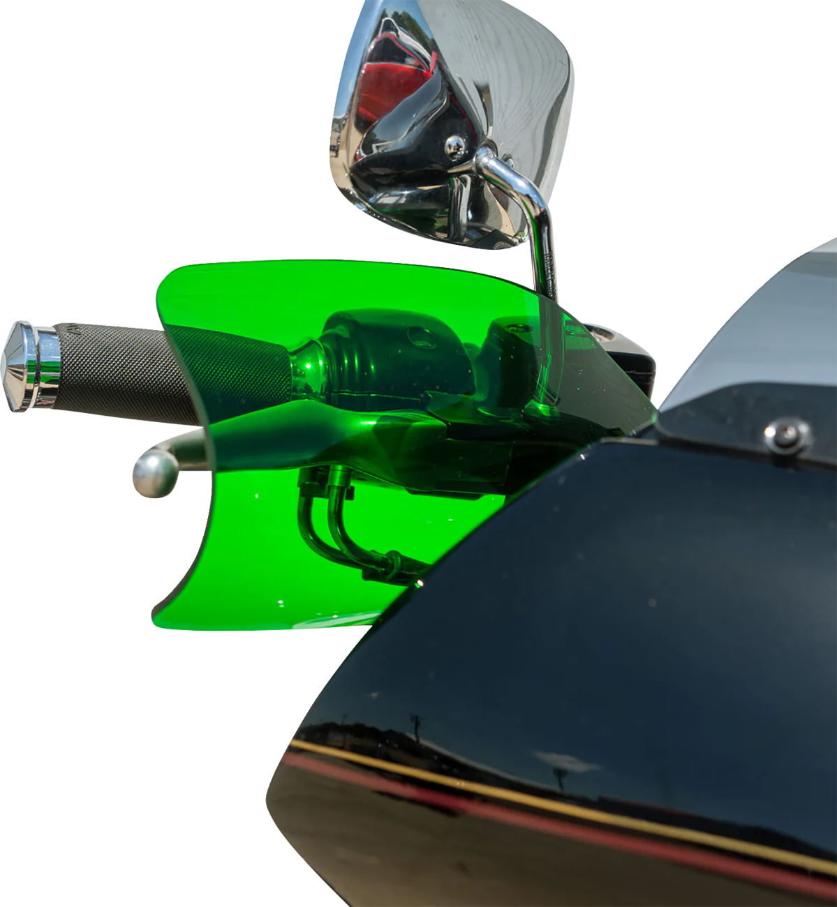 Klock Werks Flare® Handguards - Harley-Davidson Hydraulic Clutch - Green