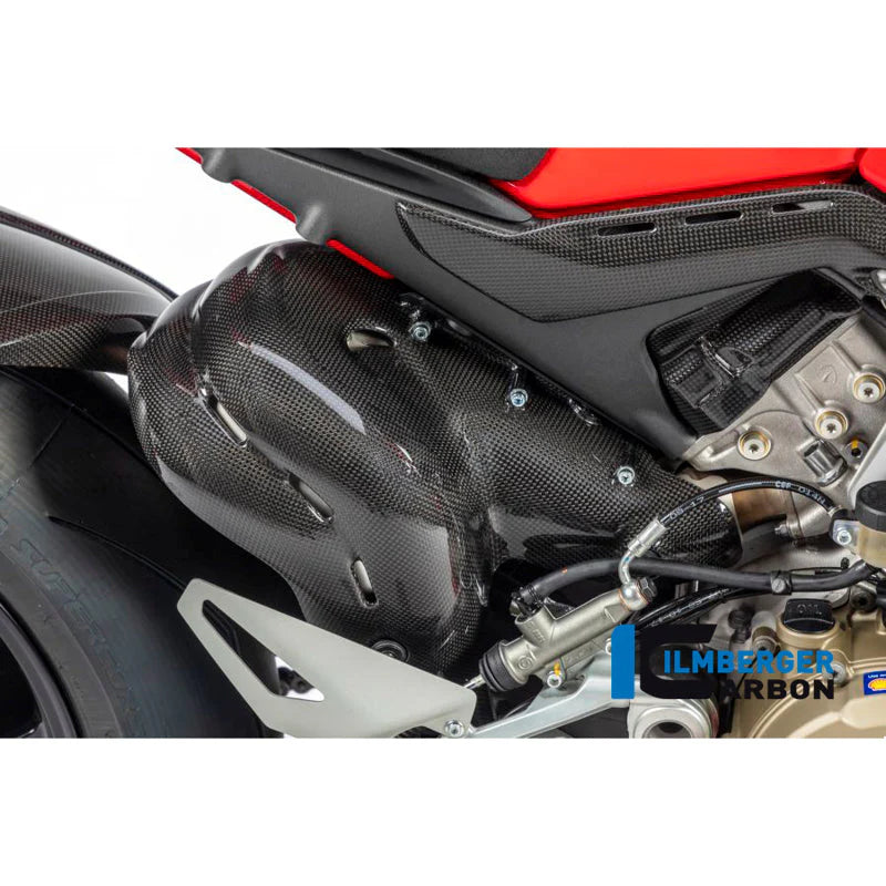 Ilmberger Carbon Fiber Exhaust Heat Shield Set For Streetfighter V4 V4S V4SP