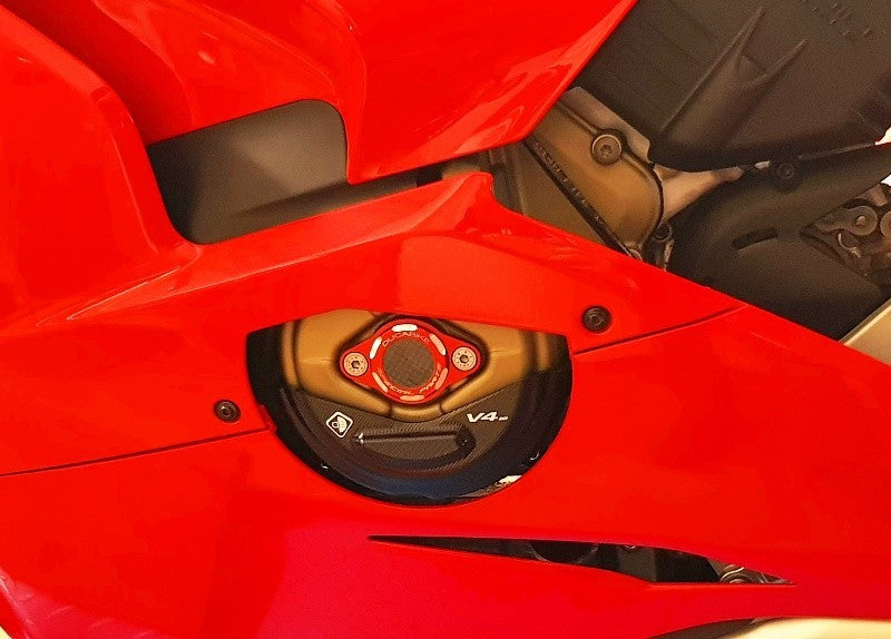 Ducabike DBK CIF10 Timing Inspection Cover - RED