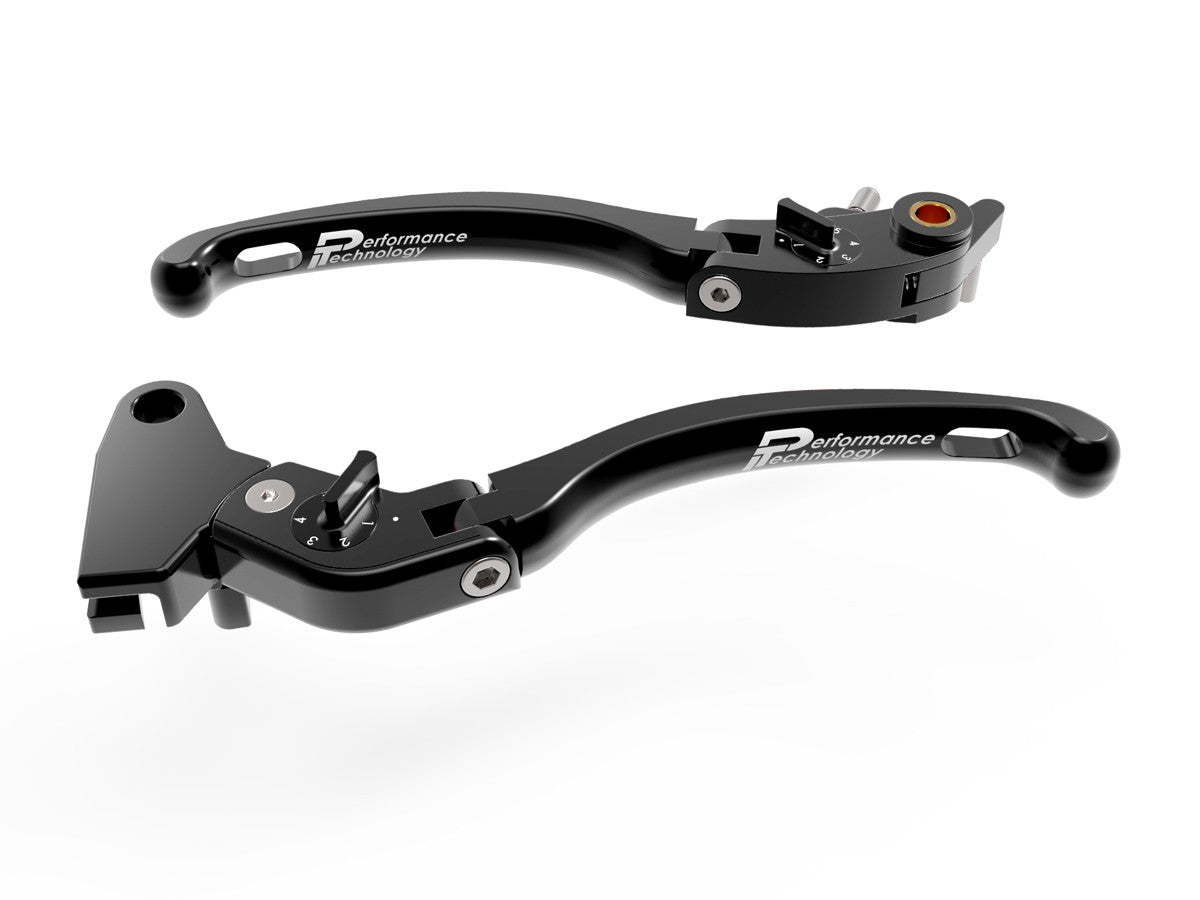 Ducabike DBK LE14 Brake / Clutch Adjustable Levers Eco GP 1 - BLACK-BLACK