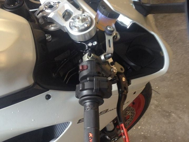Ducabike DBK BSRA53D ADJUSTABLE HANDLEBAR GP D. 53 MM. OFF SET 15 MM.