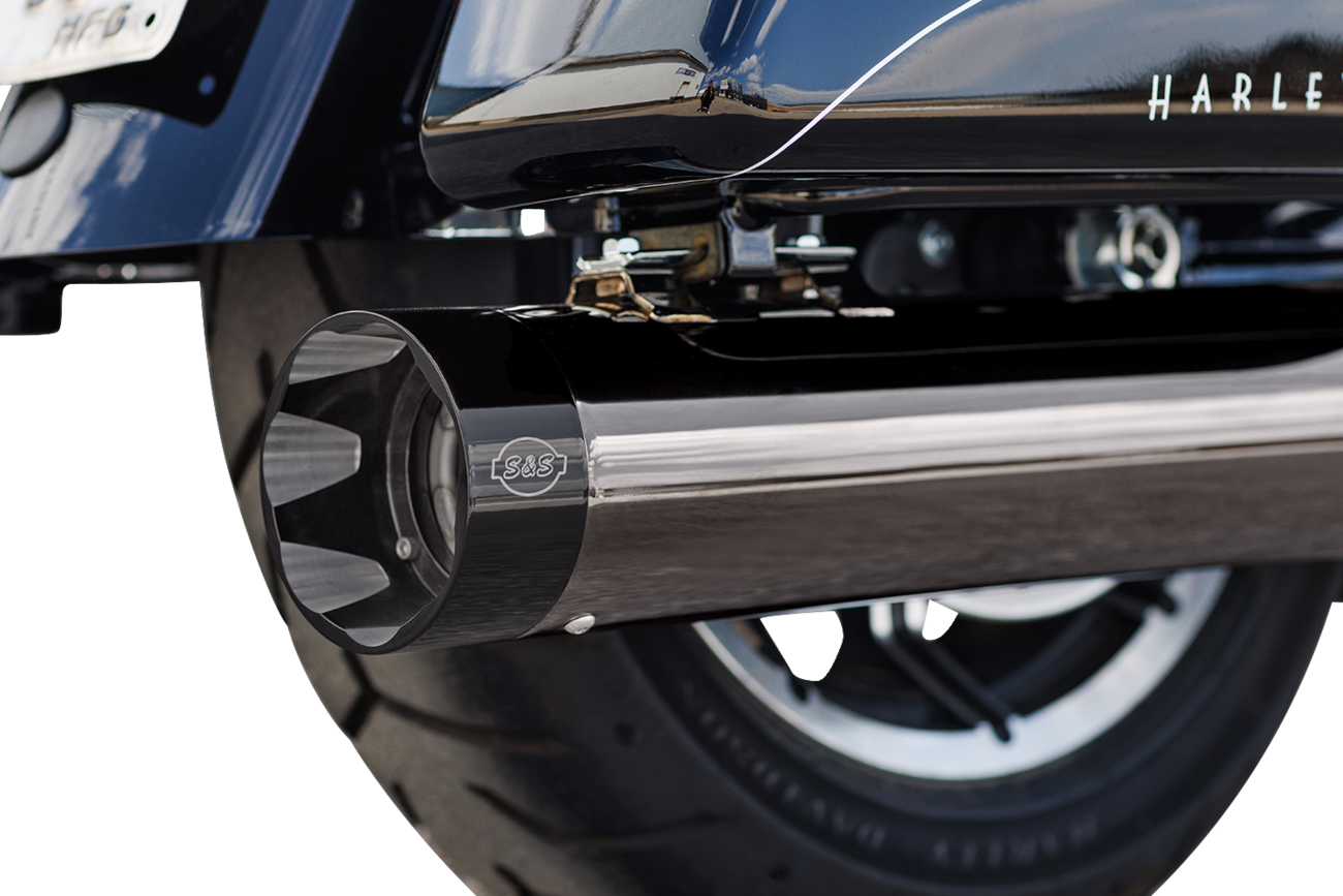 S&S Cycle 2-Into-1 Sidewinder® Exhaust System - Lava Chrome - 50-State - M8