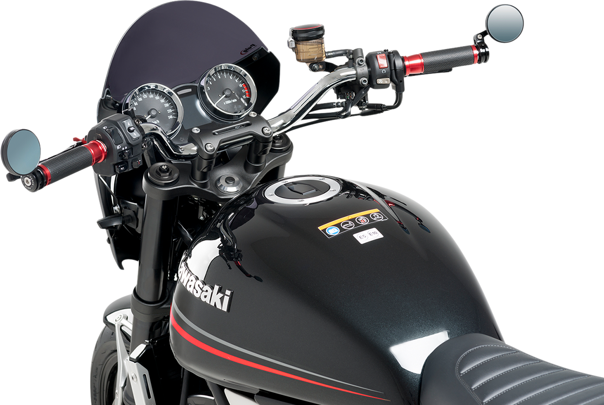 PUIG HI-Tech Parts Mirror - Tracker - Rear View - Round - Black