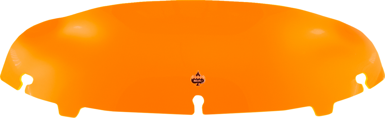 Klock Werks Ice Flare® Windshield - 4" - Orange Ice - '14-'25 FLHT/FLHX