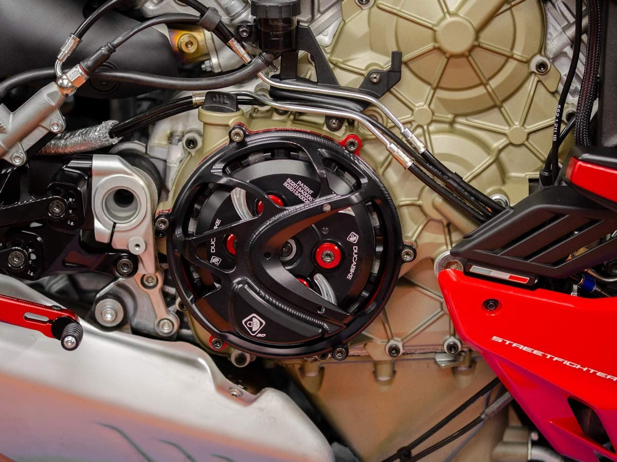Ducabike DBK Cc10 V4R Dry Clutch Cover - BLACK