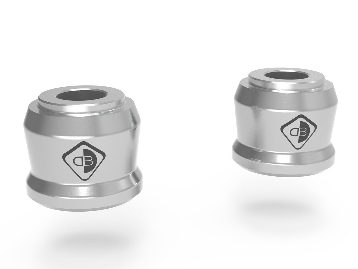 Ducabike DBK BRM02 SF V4 Handlebar Riser Spacers - SILVER