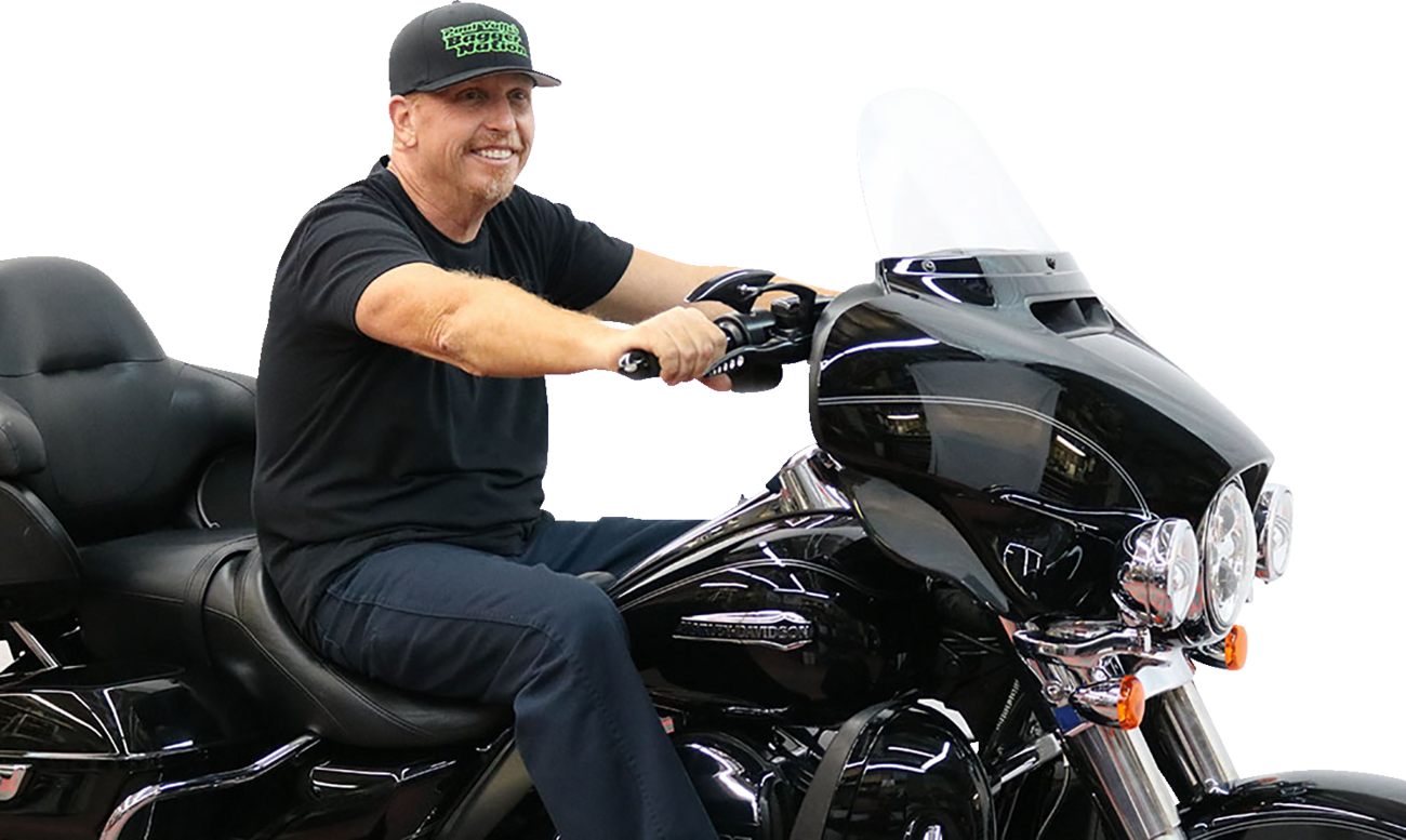 Paul Yaffe Bagger Nation Pre-Wired Handlebar - Monkey Bar - 8" - Chrome