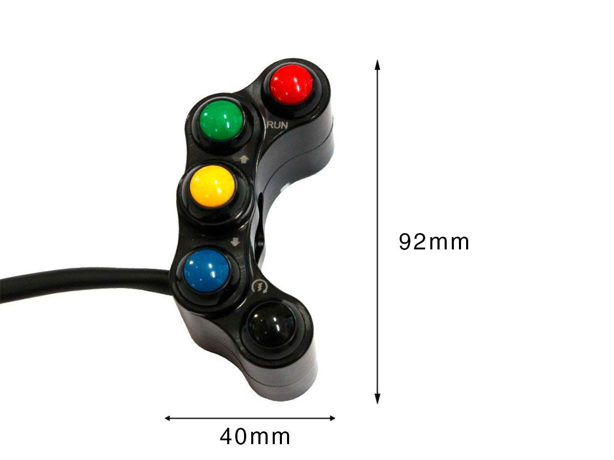 WRS 5 Button Right Switch Yamaha R1 2015-2019