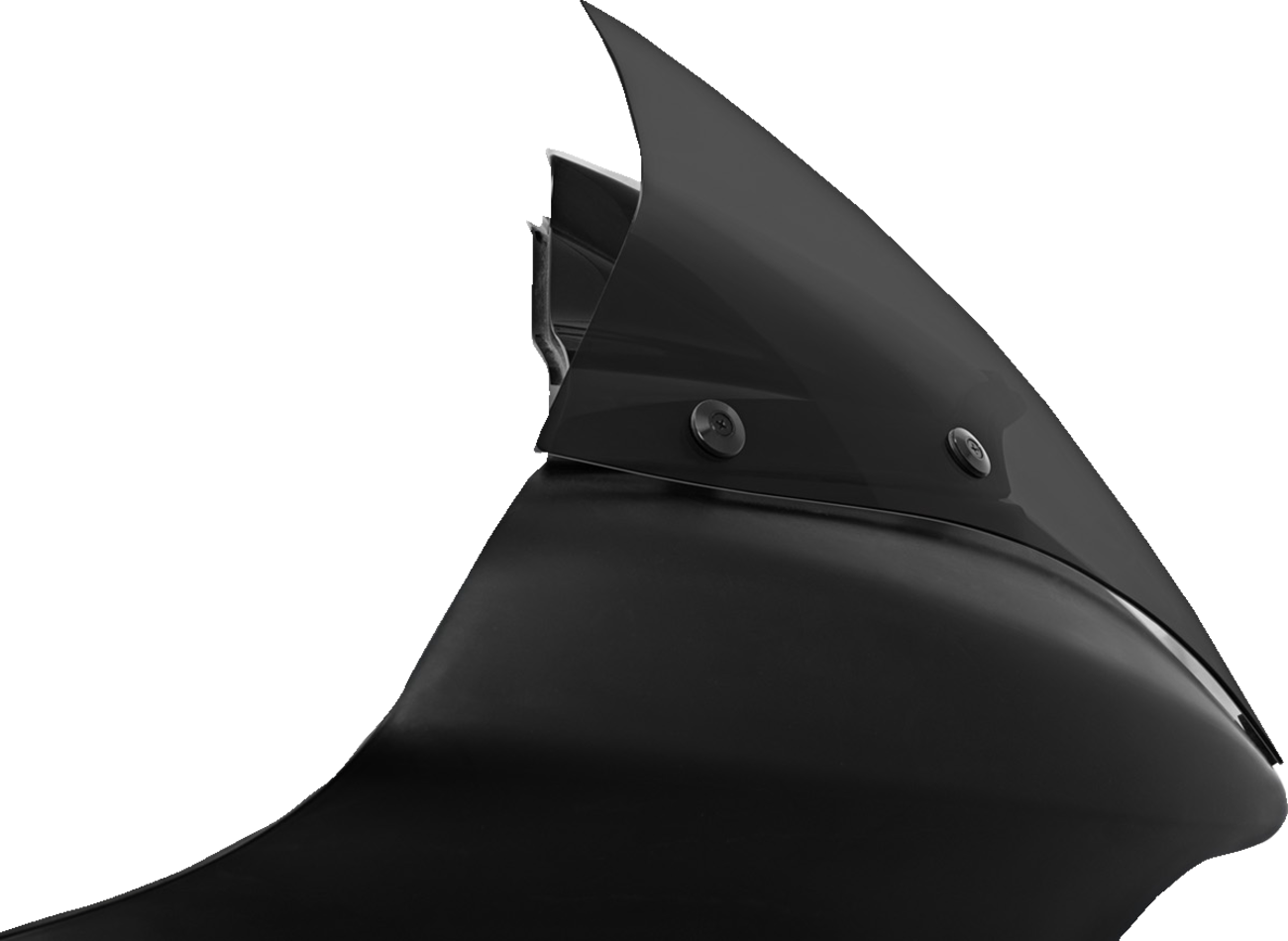 Memphis Shades Windshield - BRL Race Bubble - Dark Smoke - FLTRX