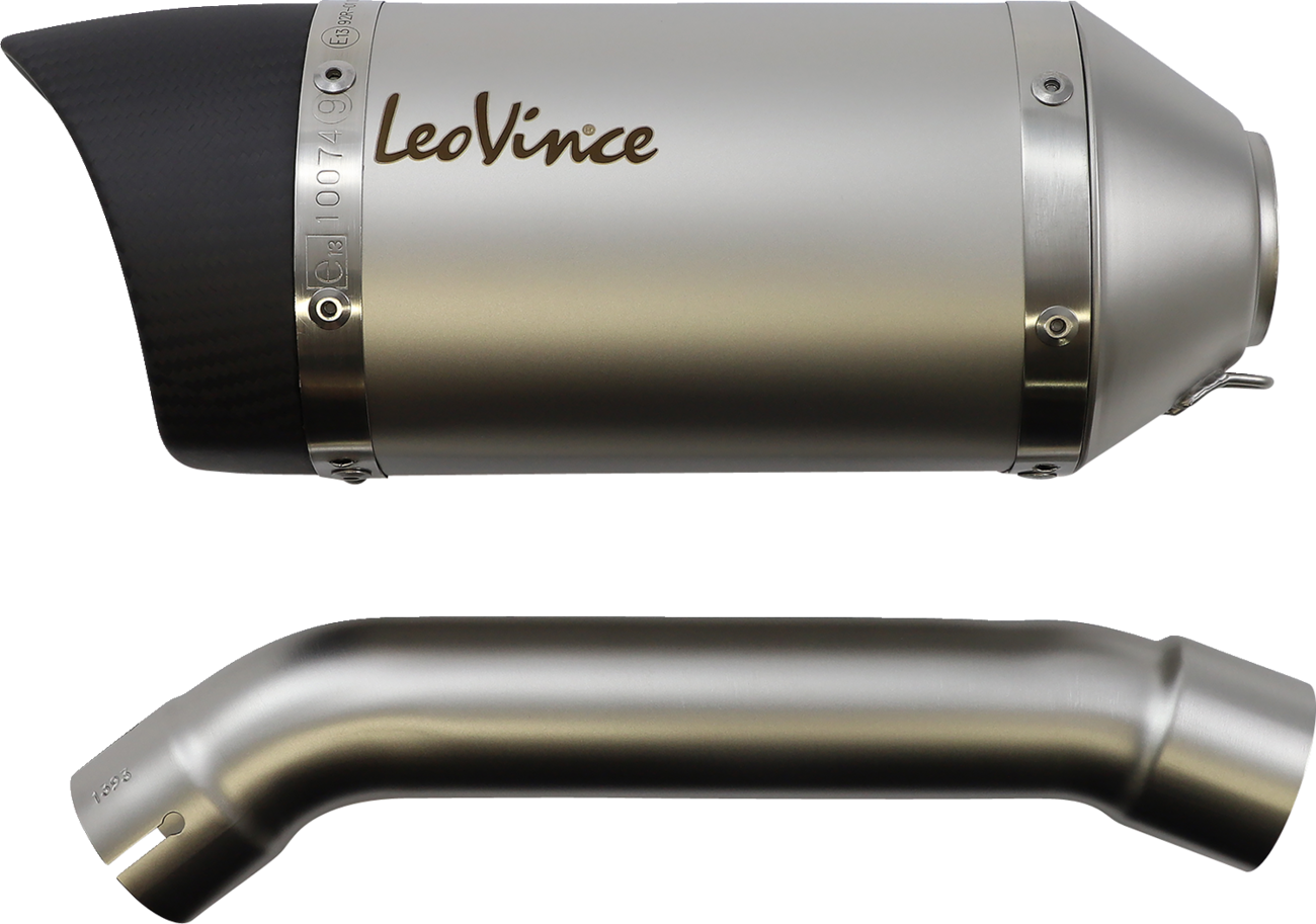 LeoVince LV Pro Slip-On Muffler - Stainless Steel - Duke 390