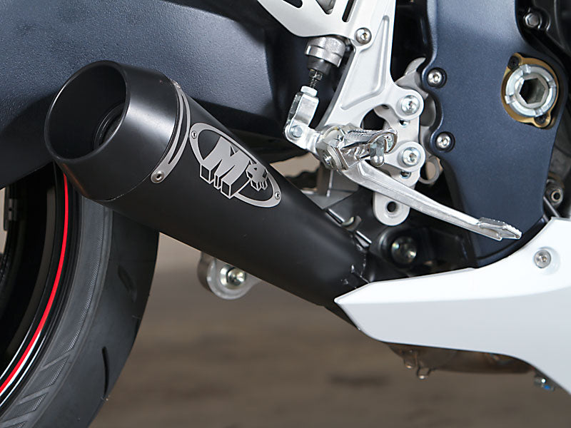 M4 Exhaust 2012-16 GSXR 1000 GP Full System Black Detail 2