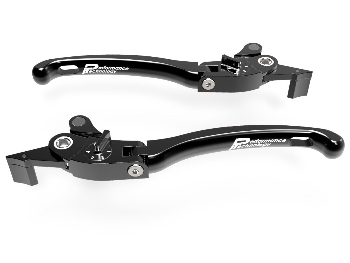 Ducabike DBK LE07 Brake / Clutch Adjustable Levers Eco GP 1 - BLACK-BLACK
