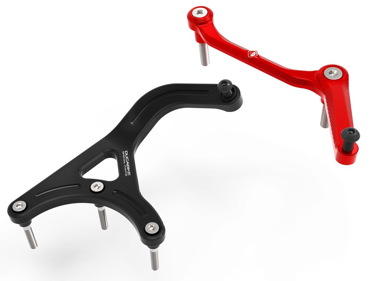 Ducabike DBK SAS16 MTS V4 Kit Mount Steering Damper - BLACK-RED