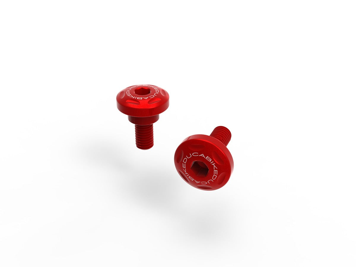 Ducabike DBK KVT40 Scrambler Higher Exhaust Heat Guard Screw Kit - RED