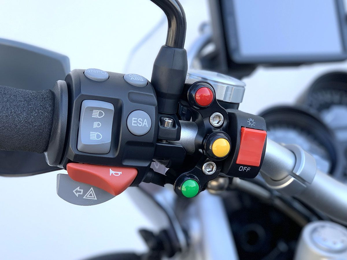 WRS Handlebar Switchgear + Remote Control 3 Buttons Universal