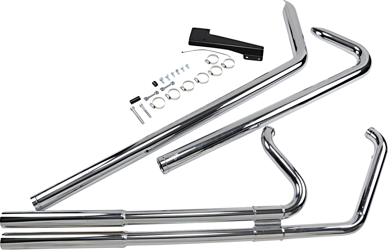 Vance & Hines Big Shots Exhaust System - Long - Chrome - Softail