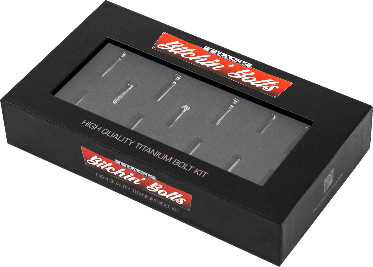 Trask Bitchin' Bolts Hardware Kit - Titanium - M8 - Cam Cover