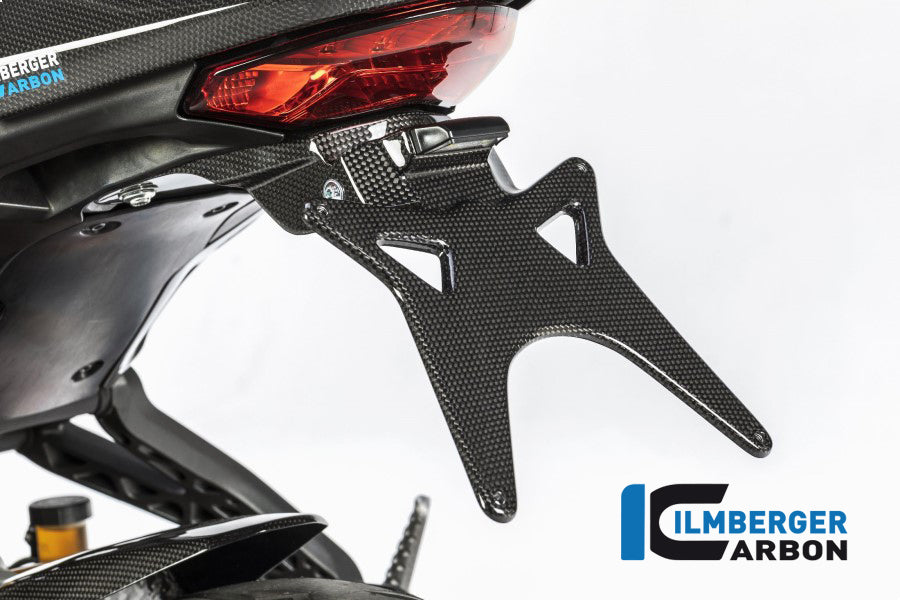 Ilmberger Carbon License Plate Holder Short Ducati Supersport 939 - Gloss