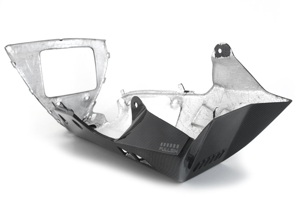 Fullsix Carbon BELLY PAN RACE - After Market Exhaust Without CAT