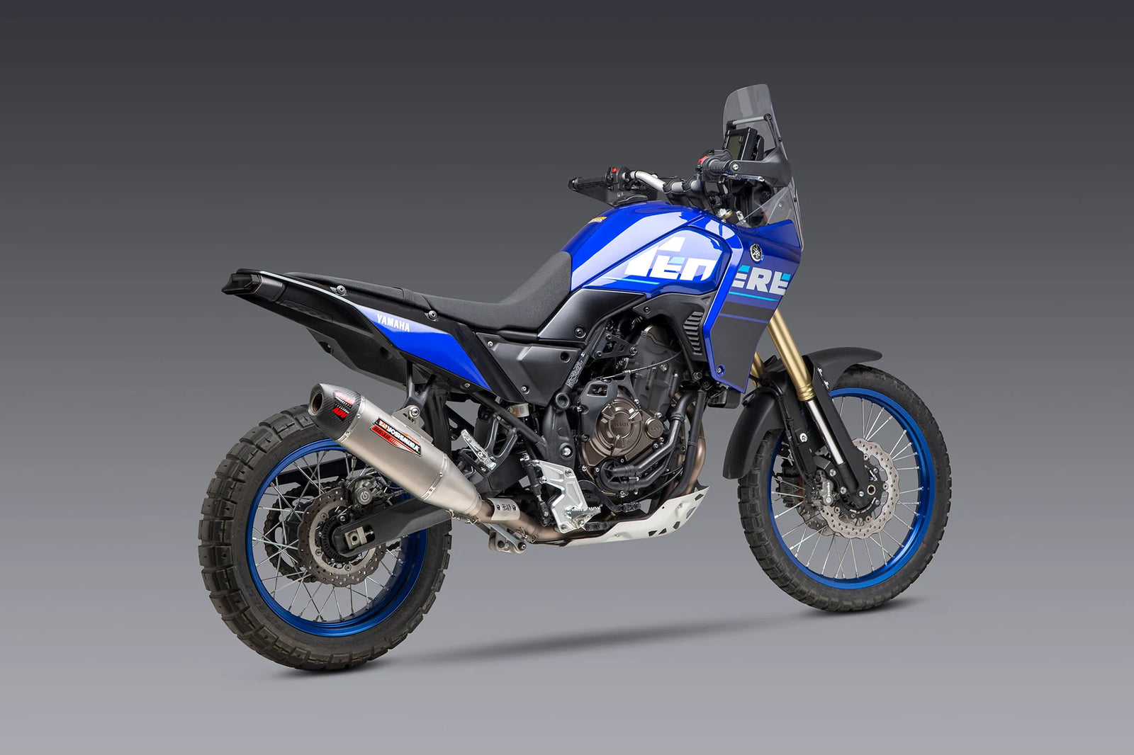 Yoshimura TENERE 700 21-26 RS-12 Stainless Full Exhaust, W/ Stainless Muffler