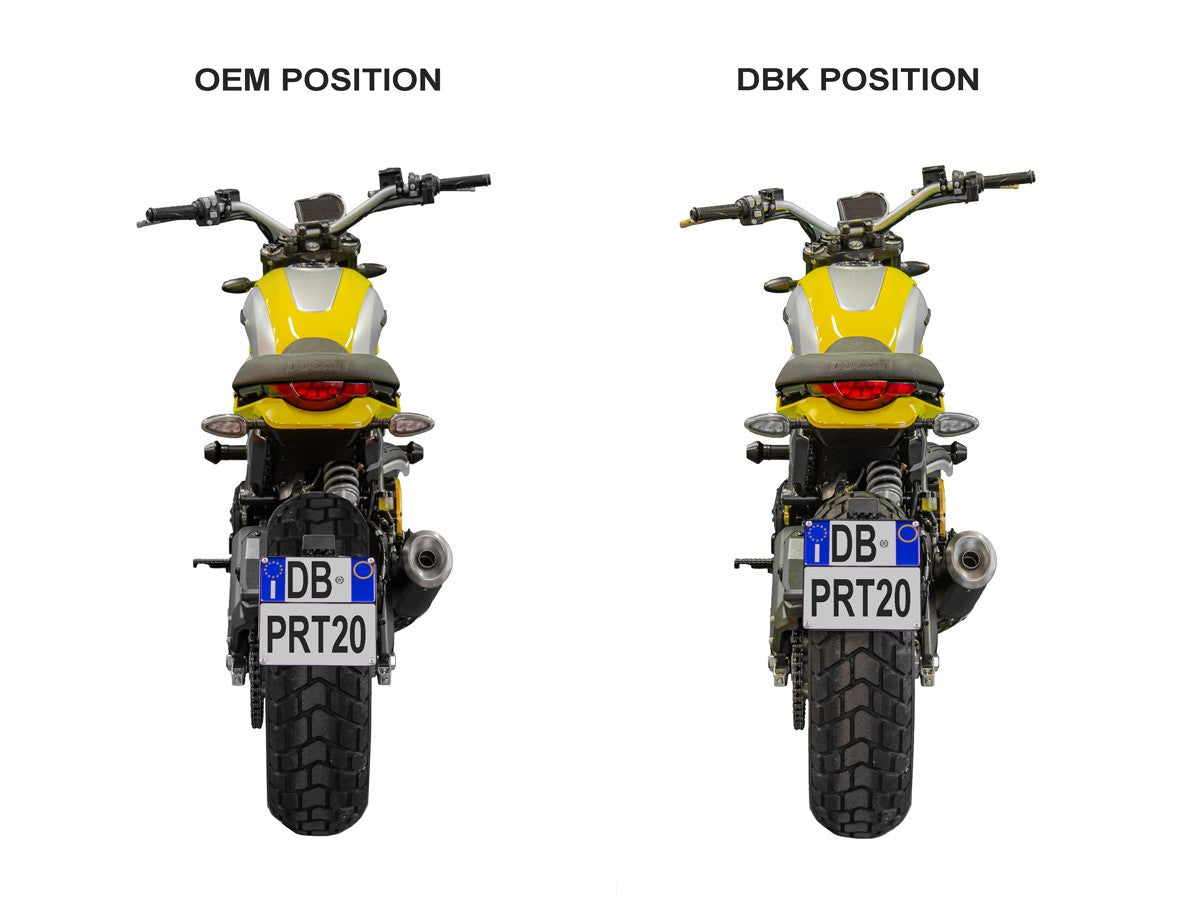 Ducabike DBK PRT20 Scrambler Adjustable Plate Move Kit