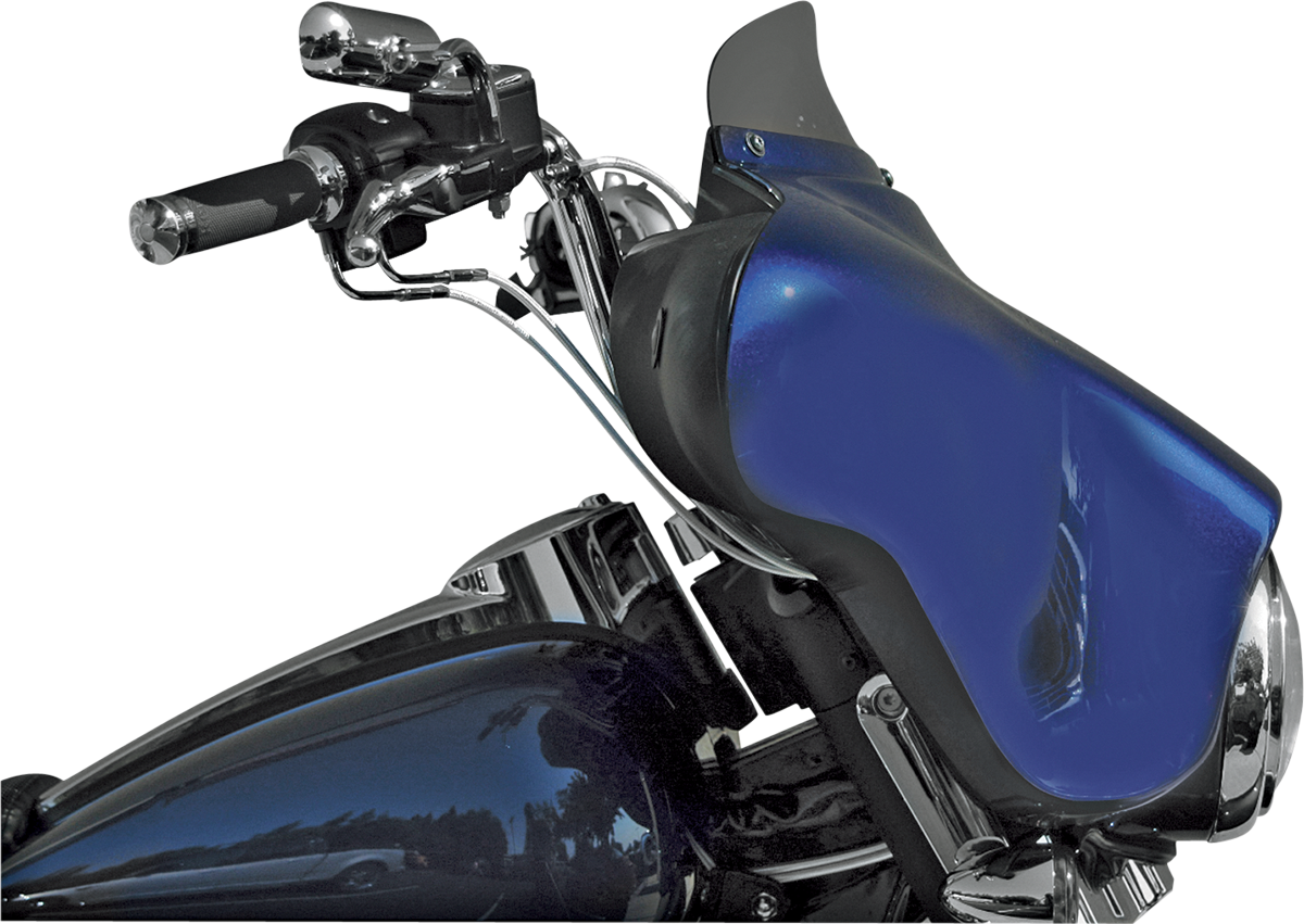 Wind Vest Windshield - 4" - Smoke - FLHT/X