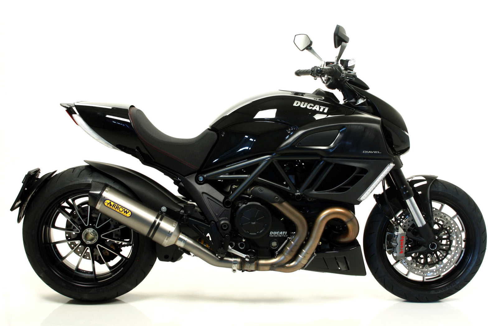Race-Tech Titanium Slip On With Carbon End Cap