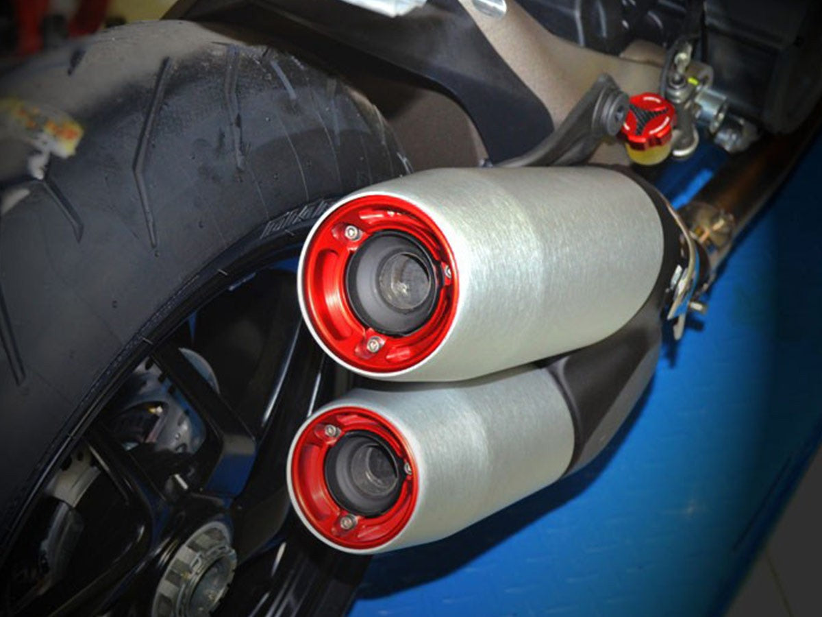 Ducabike DBK FSM01 Bottom Exhaust Monster 1200 - RED