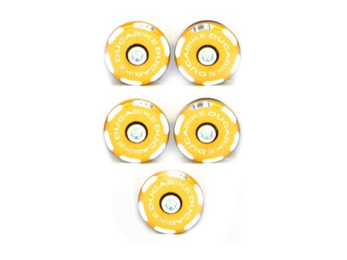 Ducabike DBK TTHM02 Kit Frame Plugs - GOLD