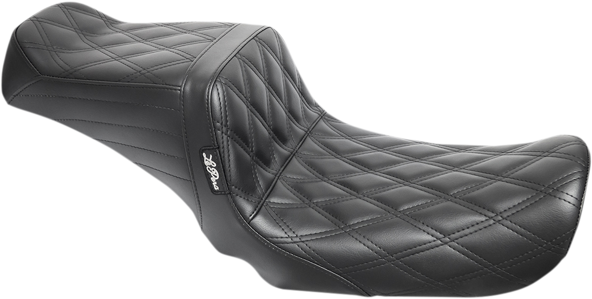 Le Pera Tailwhip Seat - Double Diamond - Black - FXD '06-'17