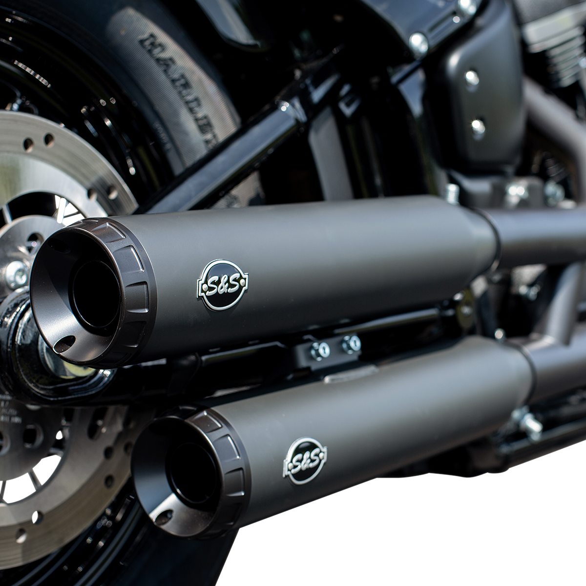 S&S Cycle Grand National Slip-On Mufflers