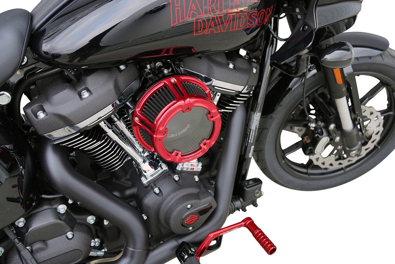Arlen NESS Method™ Clear Series Air Cleaner - Red