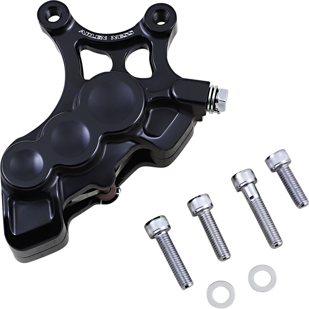 Arlen NESS 6-Piston Caliper - Front Left - Black - 14"