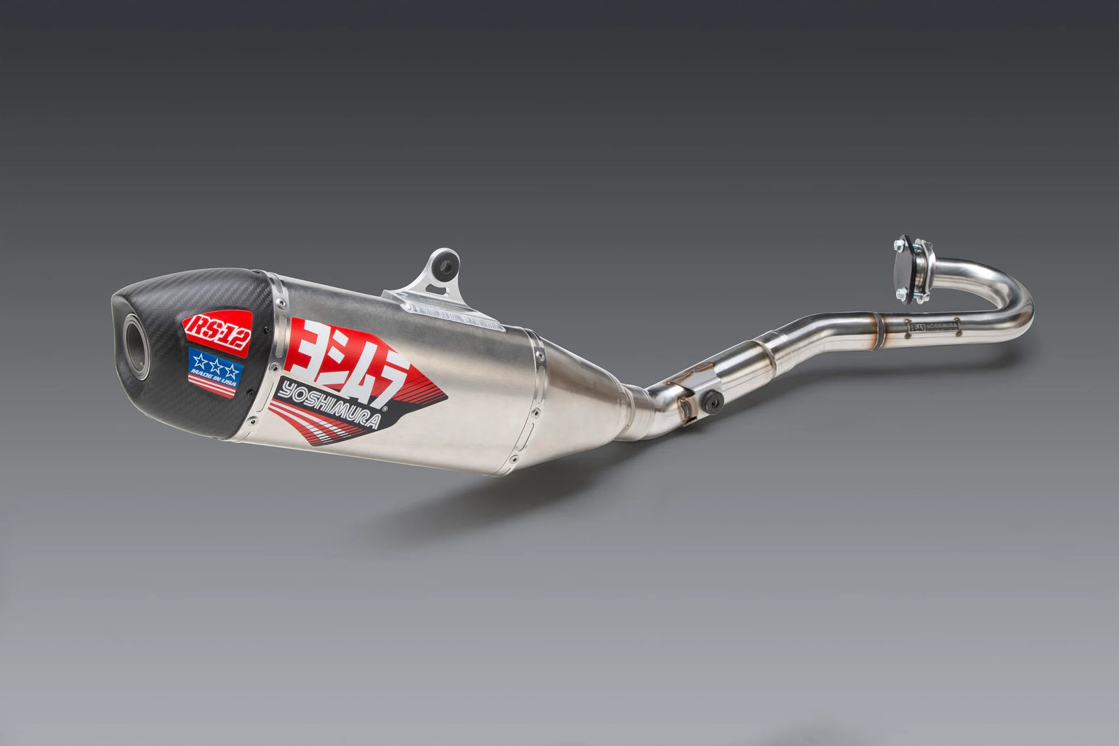 Yoshimura RM-Z250 19-26 RS-12 Stainless Full Exhaust, W/ Aluminum Muffler